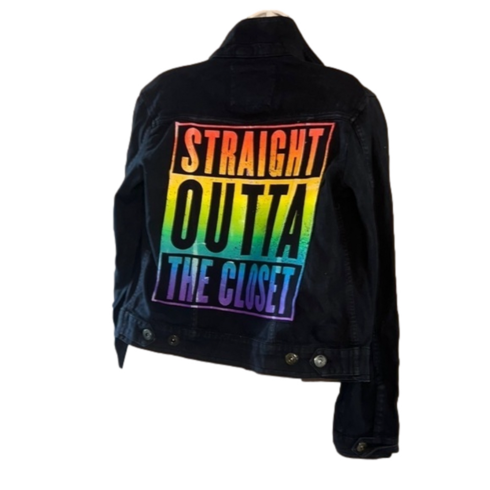 Hand designed denim jacket